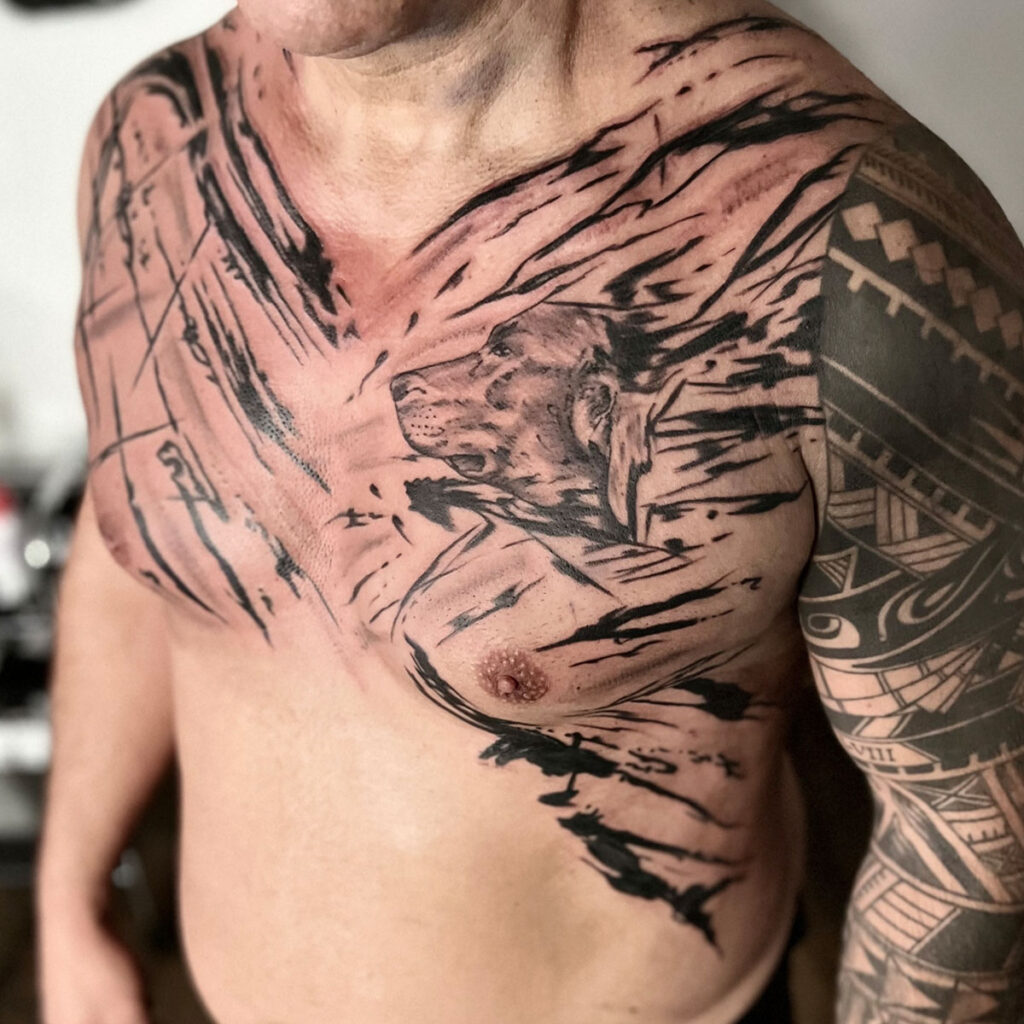 Abstract Blackwork